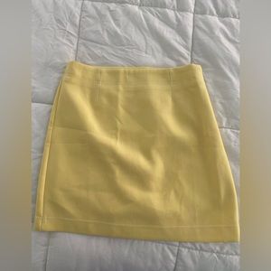 LOFT Yellow Skirt